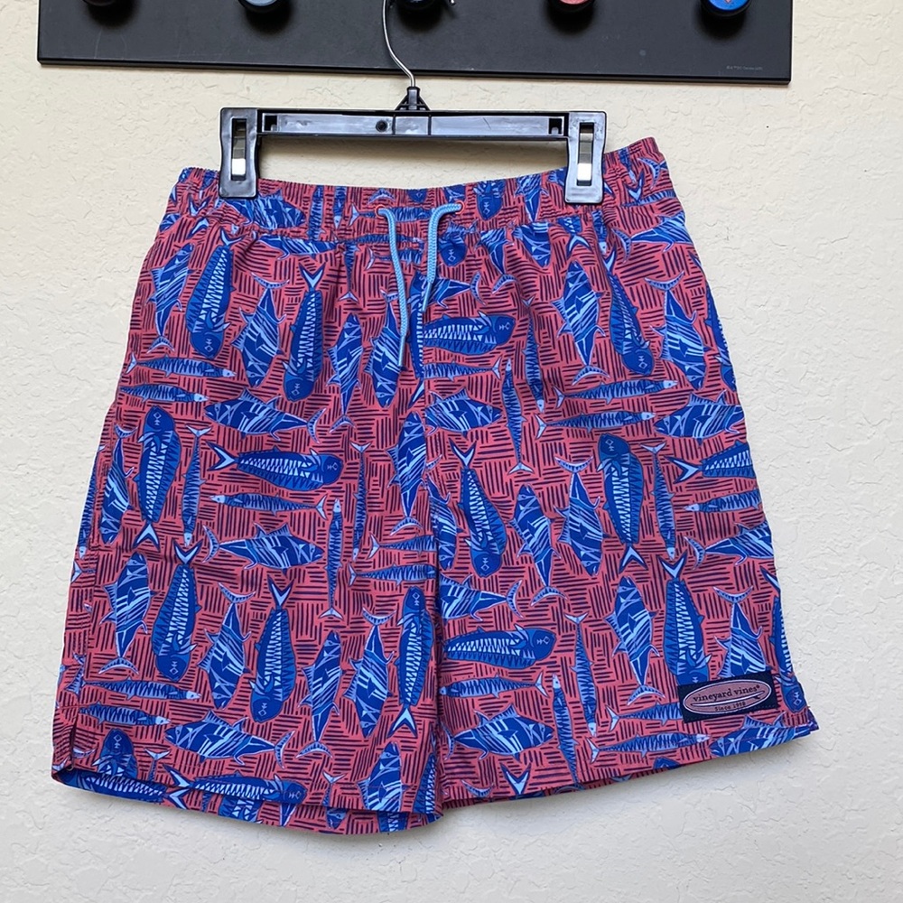 Vineyard vines Boys' Printed Chappy Trunks